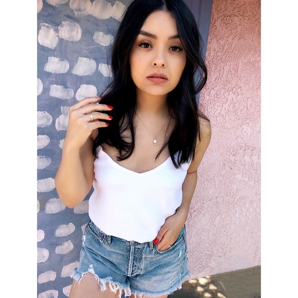 April Reign Tops - Necessity Cami - White